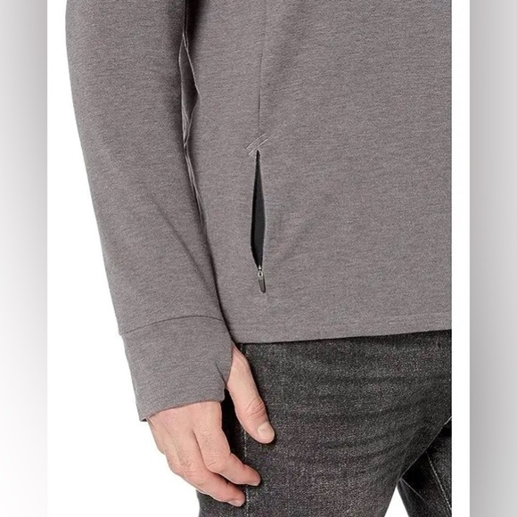 Prana Men’s Altitude Tracker 1/4 Zip Gray Size Medium - Picture 4 of 11